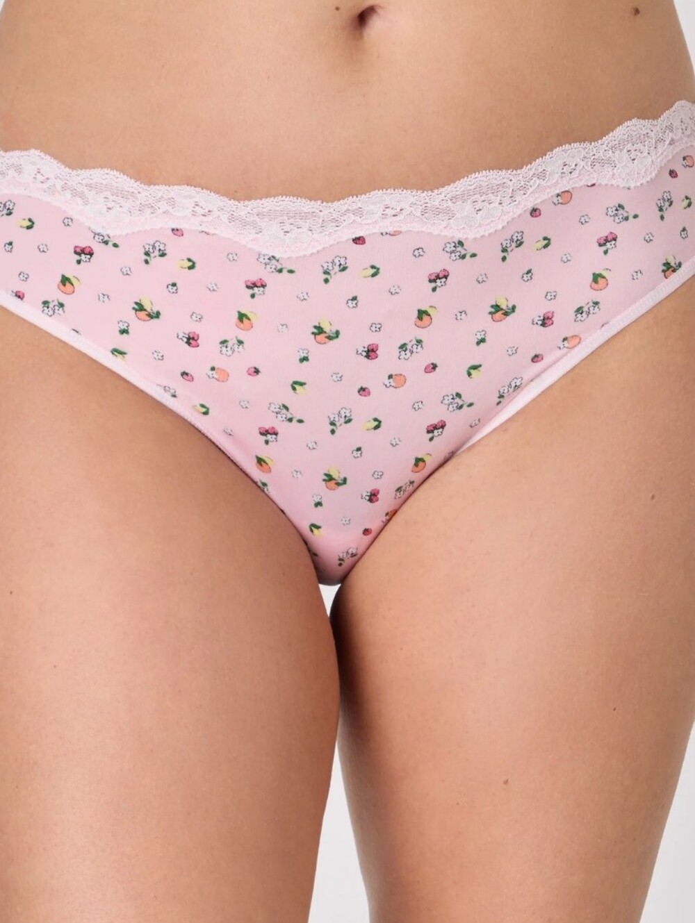Maidenform Everyday Pretty Lace Back Bikini Panty- Ballerina Slipper Tuttie Frui